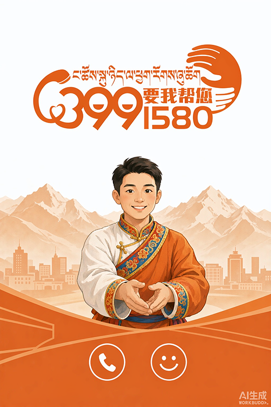 3991580-政府服务热线标志-海报